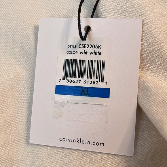 Calvin Klein winter white top, XL - Picture 5 of 6